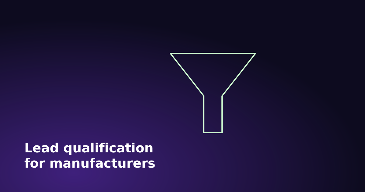 Cover image for the article: How AI agents are changing lead qualification for manufacturers