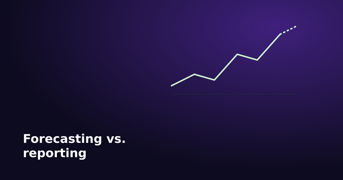 Cover image for the article: Forecasting vs. reporting: what mid-sized sales teams actually need